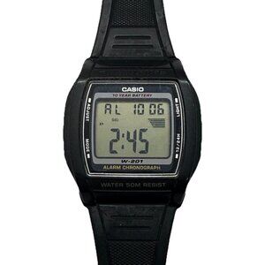 Casio Illuminator 2879 W-201 Digital Alarm Chronograph Dual Time Calendar Watch